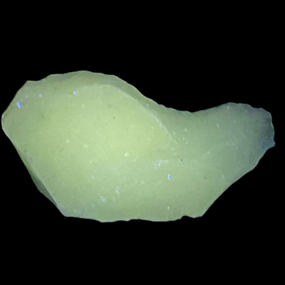 Opalescent Pale Blue‎ Art Glass Cullet Glowing Manganese Slag Glass #5GX38